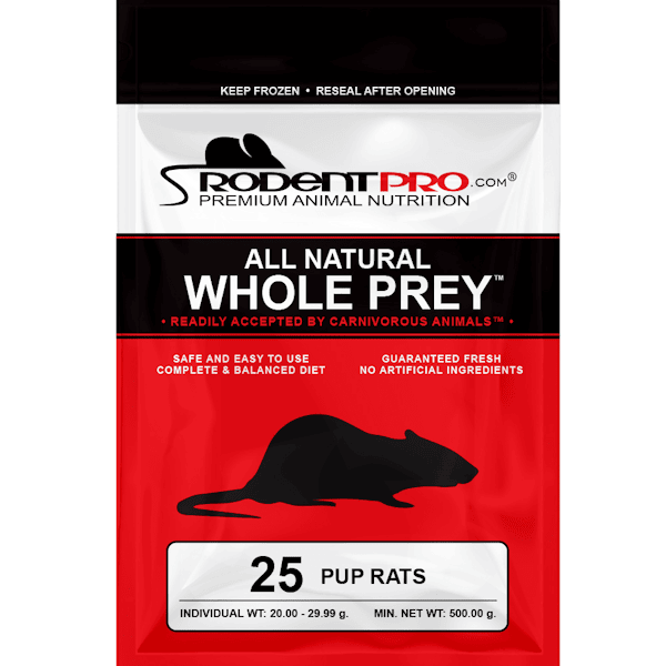 Feeder Rat Pups (25 Per Bag) Frozen Rat Pups RodentPro